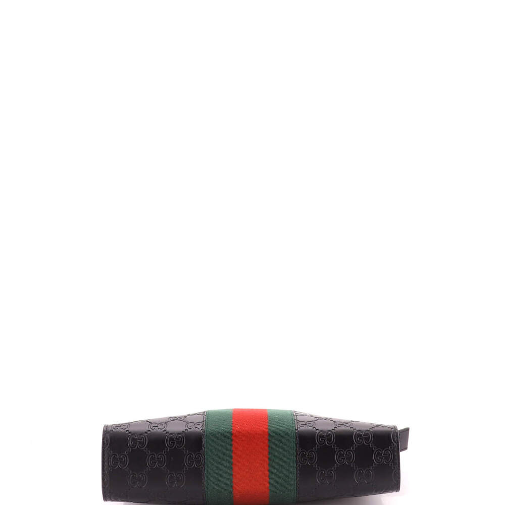 Gucci Web Zip Pouch - Picture 4 of 6